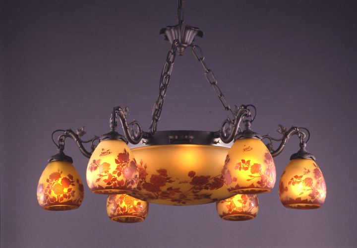 Rose～薔薇/ガレコレクション/輸入照明器具のアカネライティング