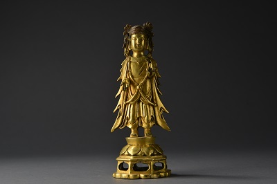 唐時代 铜鎏金 金仏塔 財宝塔 金銅仏具 金宝葫芦塔 仏教用品(