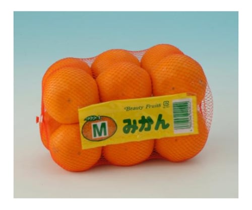 61-8664-03 ラベルネット 胴ラベル 8025 みかんL 1パック（5000本入