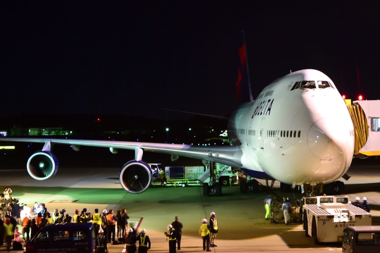 ✨非売品✨デルタ航空 Boeing 747-400 1:200✨ デルタ航空、747-400で