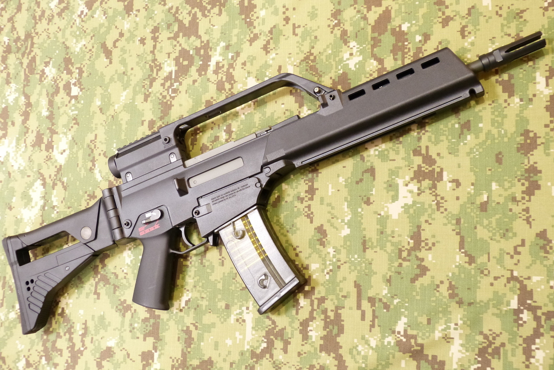 G36マルイ/JingGong/ARES電動ガン用WE IdZ未来の歩兵ストック G36
