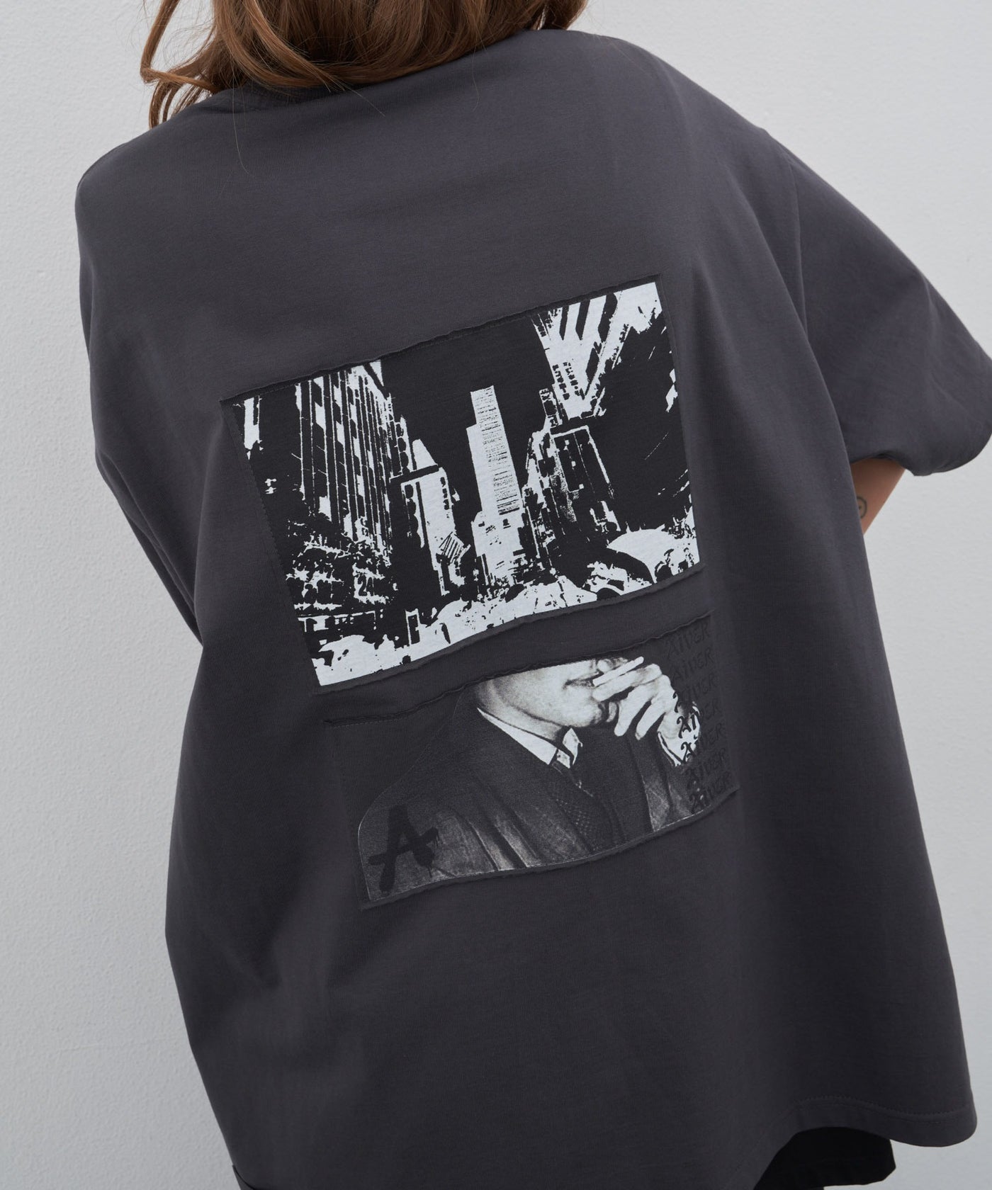 AIVER SパッチS/SビッグTEE/Tシャツ/プリントTシャツ