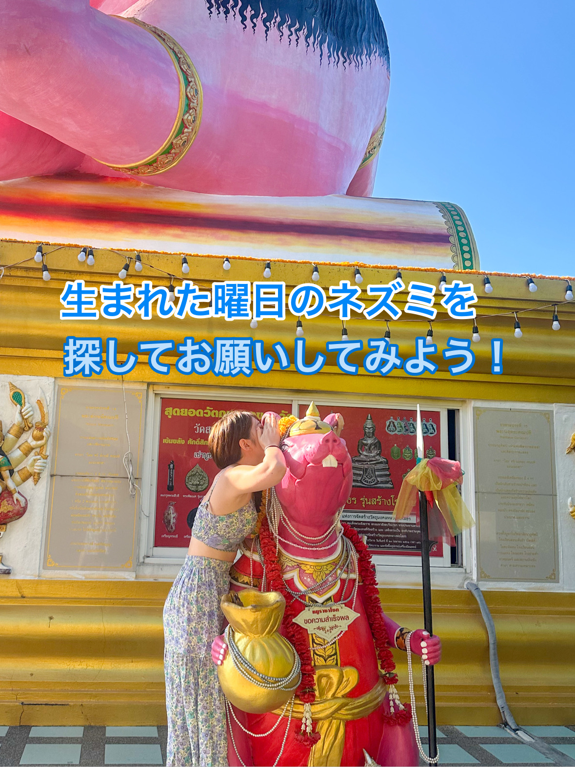願いが3倍速で叶う！🐘🌟タイのピンクガネーシャに行ってきた！ | Trip