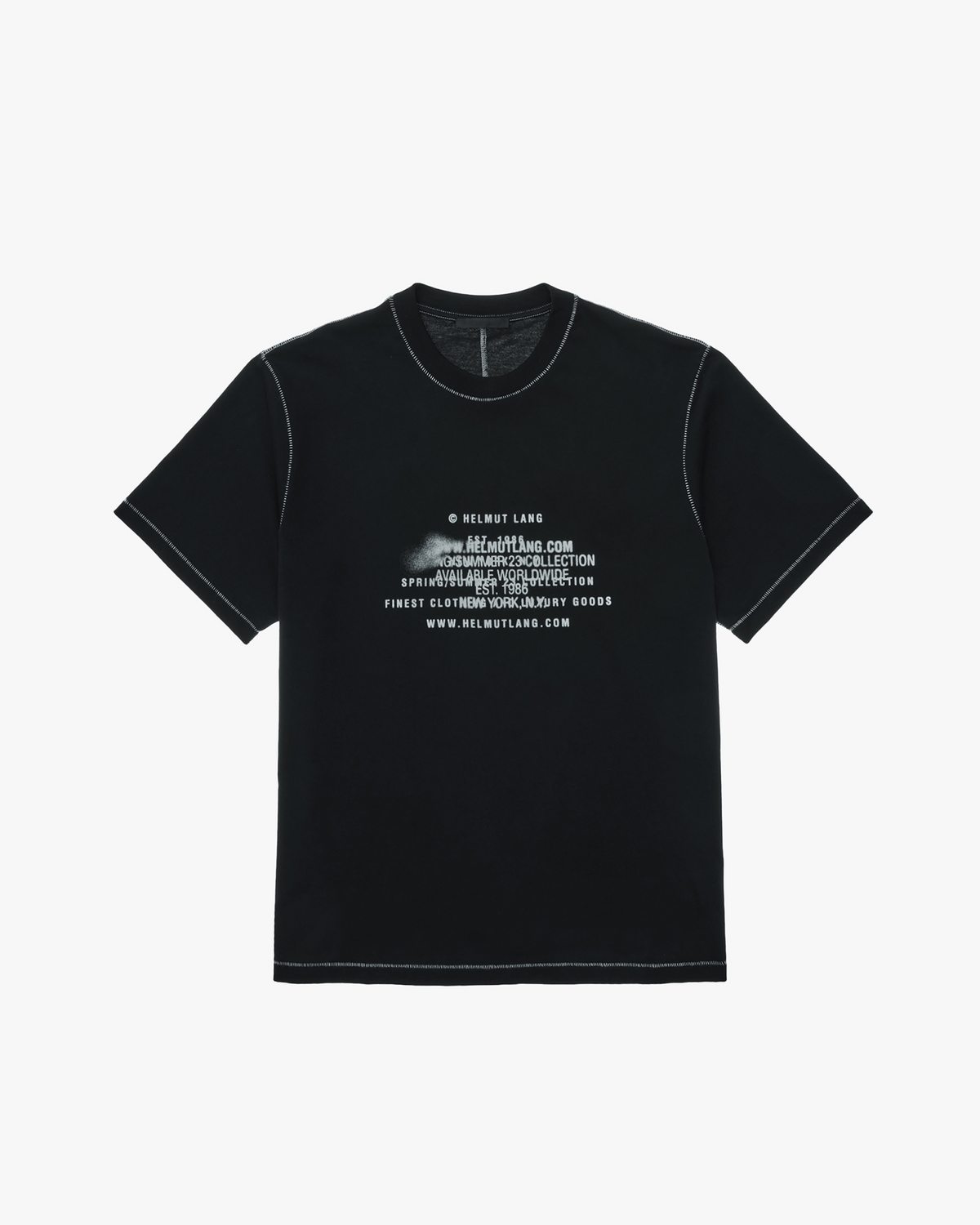 Helmut Lang Spray Logo Tee | WWW.HELMUTLANG.COM
