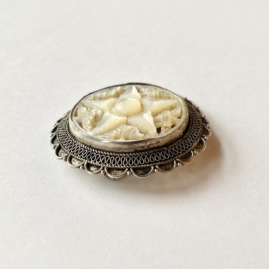 ベツレヘムパール ブローチ/ペンダントトップアンティークアクセサリー