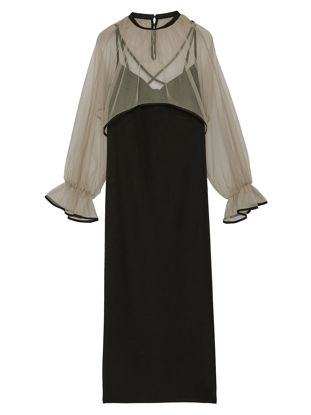 Ameri vintage MANY WAY AIRY VEIL DRESS