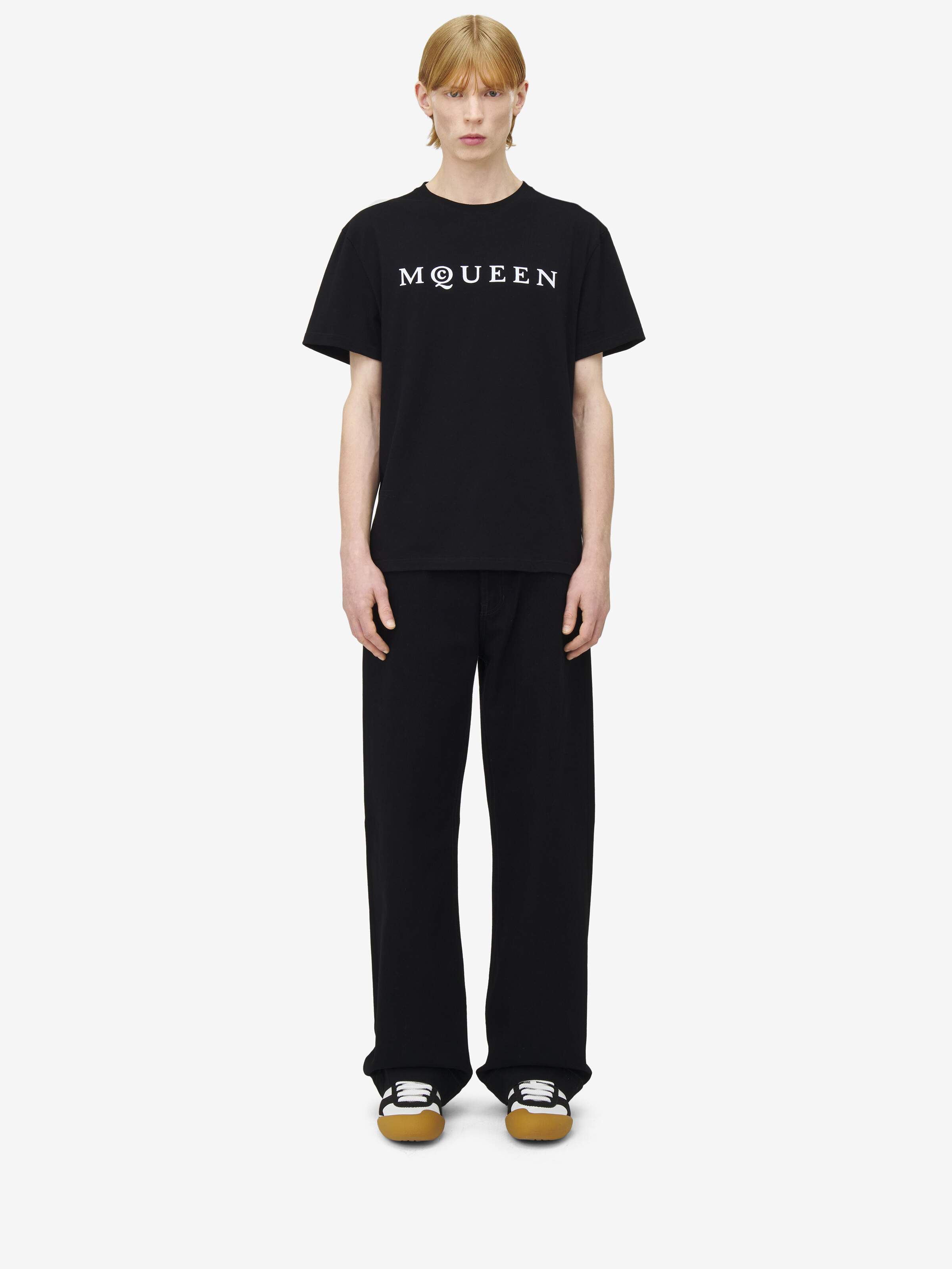 Men's McQueen-T-Shirt in Black | Alexander McQueen US