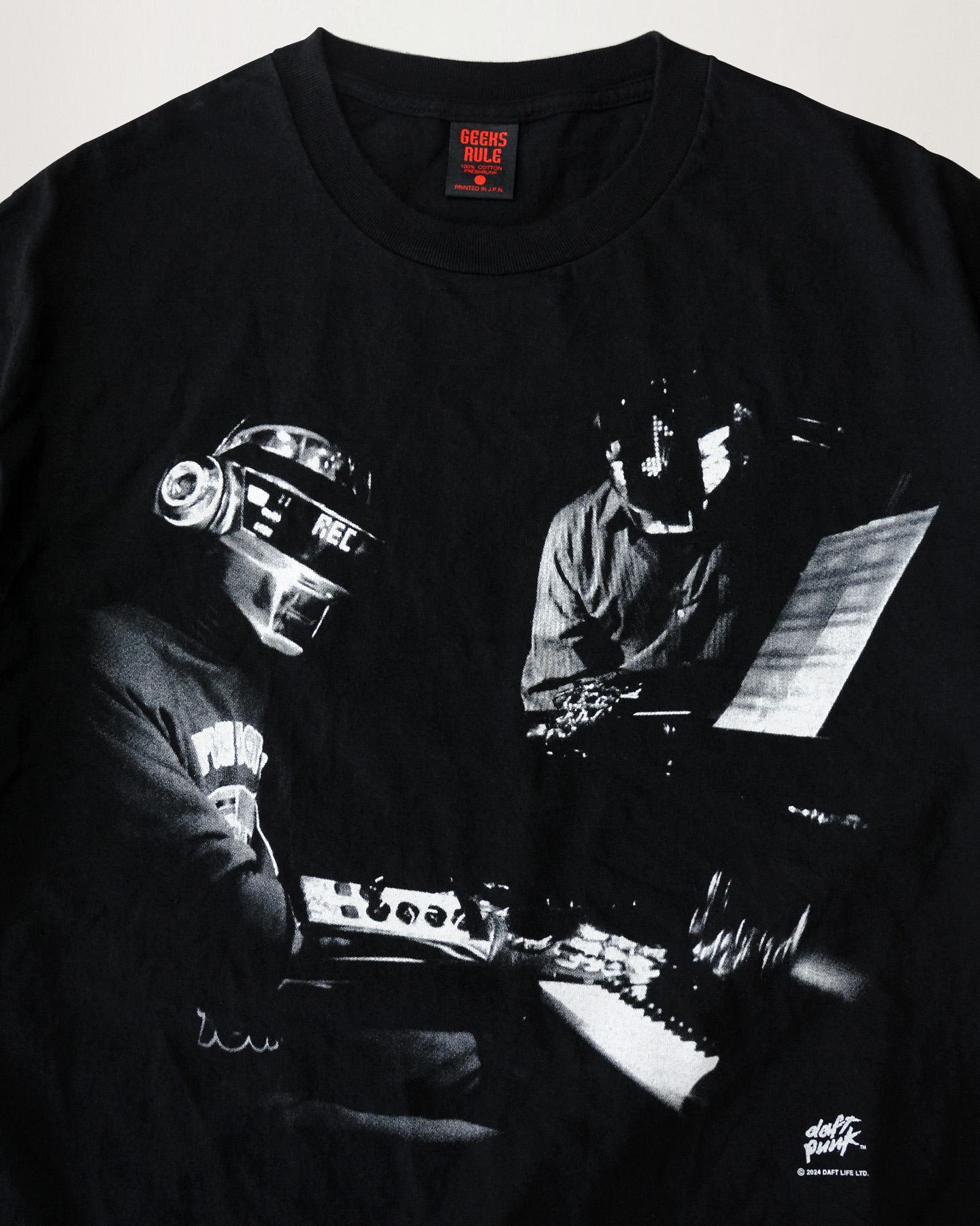 GEEKS RULE TEE SHIRTS DAFT PUNK / BLACK DAFT PUNK × GEEKS RULE T