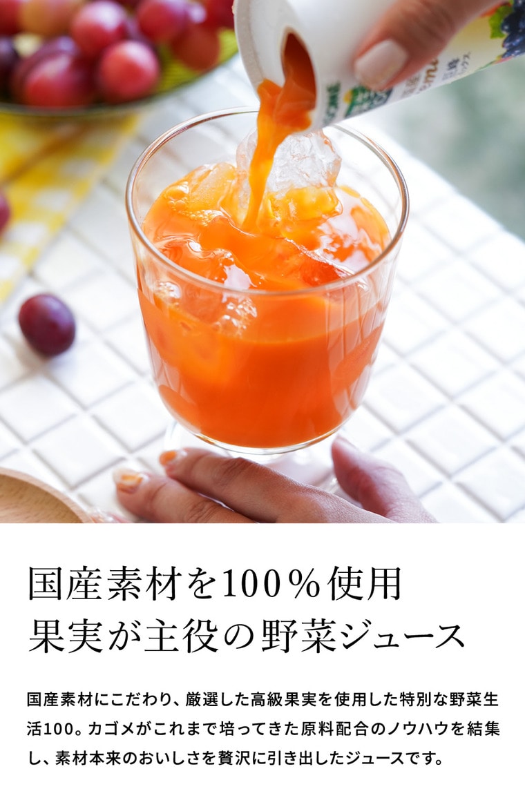 ブーツと革製品 カゴメ 野菜生活プレミアム2箱とスムージー 1箱 Amazon
