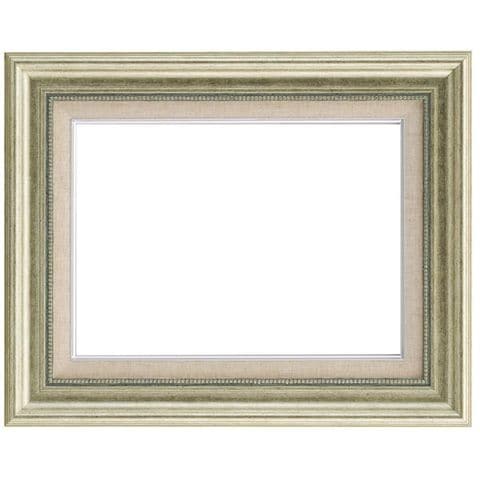 油彩額縁 自然風景画 シルバー 額なし27cm24cm 油彩額縁 自然風景画