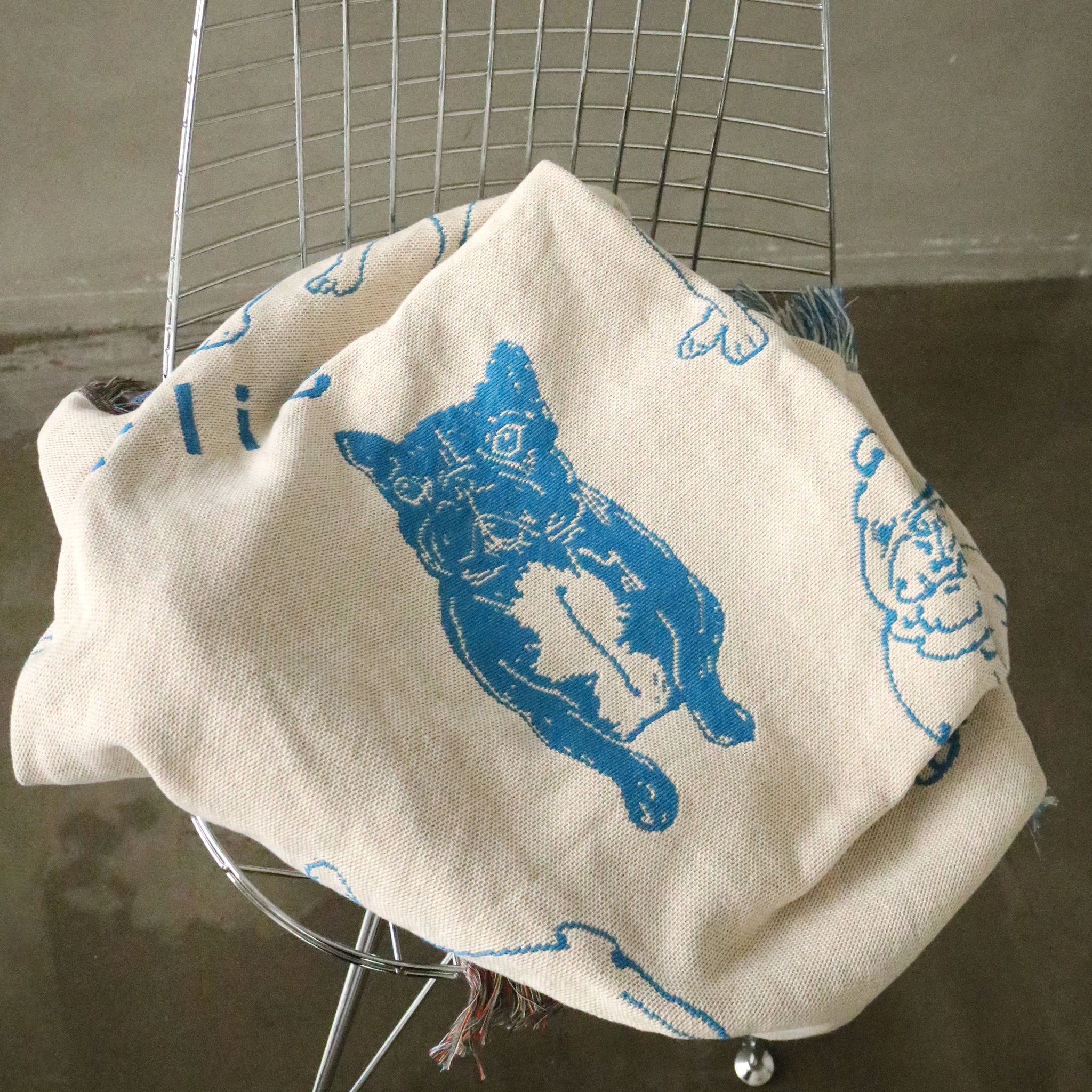 andCharlie ブランケット 未使用品 フレブル柄ブランケット おしゃれな