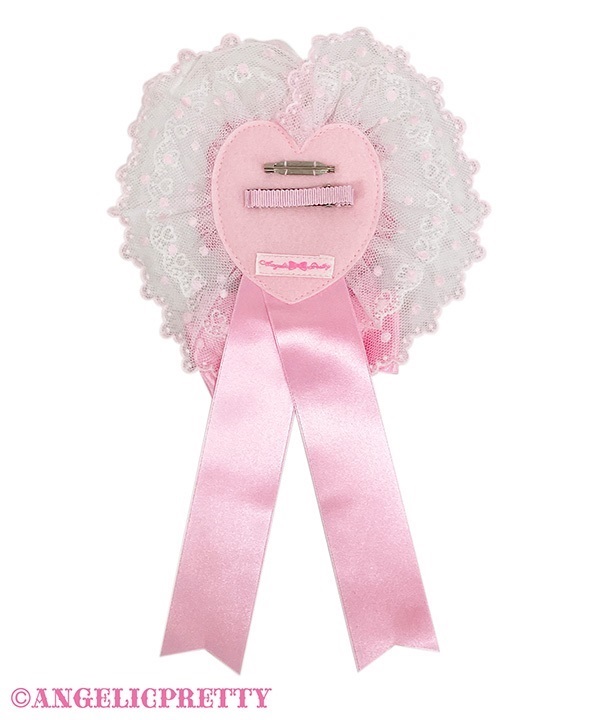 Angelic pretty Happy Cakes ロゼッタブローチピンク