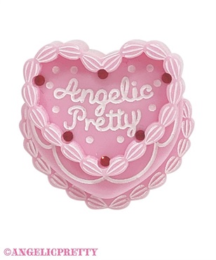Angelic pretty Happy Cakes ロゼッタブローチピンク