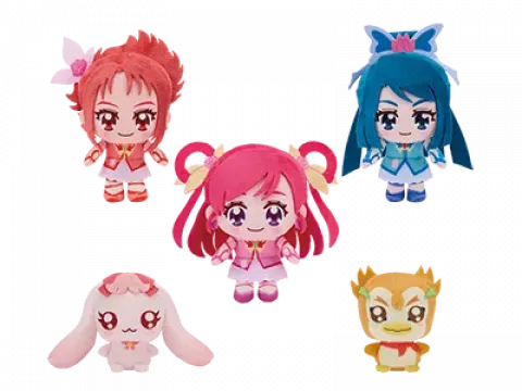 バンプレストブランドから「Yes！プリキュア5GoGo！」のぬいぐるみが