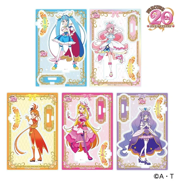 魔法つかいプリキュア！ ローソン 20周年限定グッズ アクスタ 缶バッジ