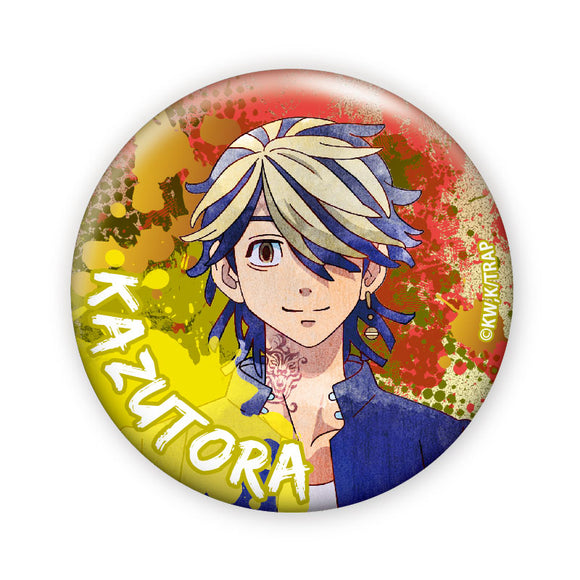 東京リベンジャーズ 羽宮一虎 和服 浴衣 グリッター缶バッジ 東京