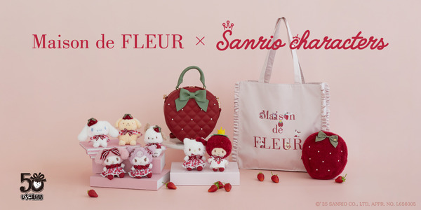 シナモロール、ハローキティたちがいちごに変身♪ サンリオ「いちご