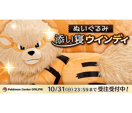 添い寝 ウインディ ぬいぐるみ ポケモンセンター 【公式通販】