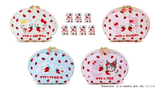 サンリオ」ハローキティ＆シナモロール達が“いちごみるく”とコラボ