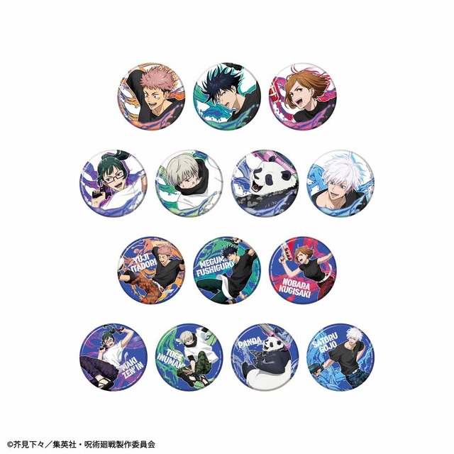 呪術廻戦 SEGAラッキーくじ アクリルスタンド 缶バッジ 五条悟 呪術廻