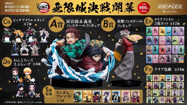 d*7様 「鬼滅の刃」無限列車編 全幕間画WEBSHOPくじ A賞 ビッグアクリ