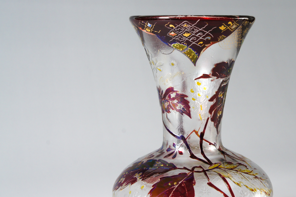 エミールガレ復刻版アールヌーボー花瓶レプリカ 最終値下げ