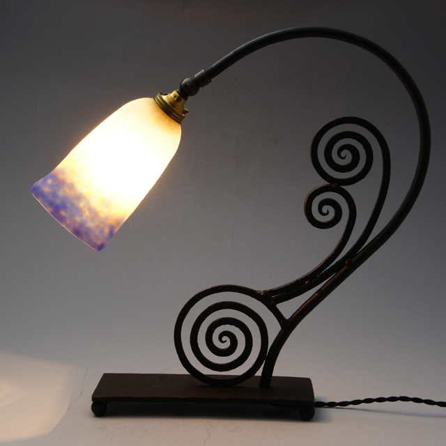 フランスミューラー Muller ツインテーブルランプ フランスミューラー