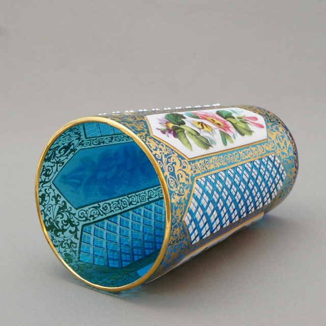 モーゼル金彩ルネサンス調ゴブレット3客 希少ヴィンテージ ボヘミア