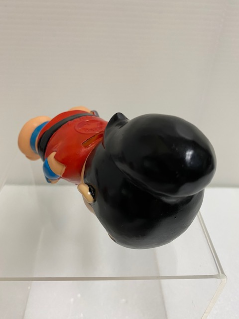 風のフジ丸☆ノイビタ☆ソフビ人形☆貯金箱 11．0cm 当時物