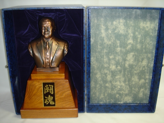 田中角栄御身像全身銅像レアアンティーク希少品