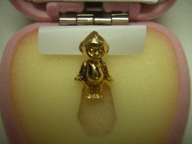 K18 ゴールドキューピー 2001年 懸賞品 【TO2317】