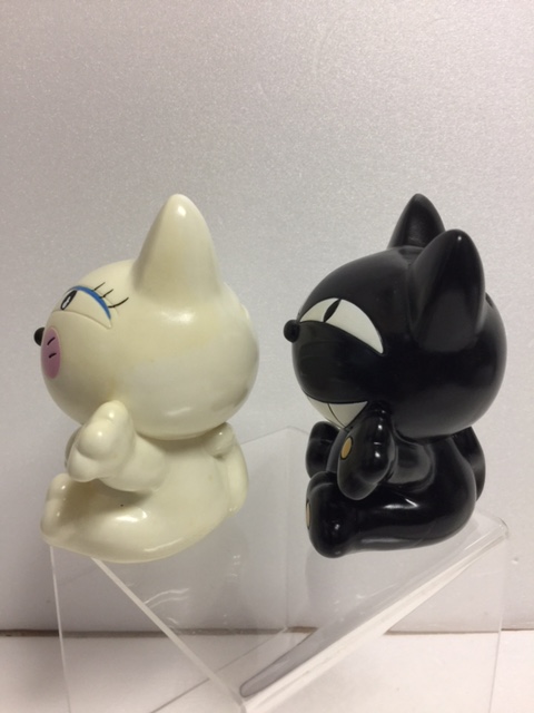 2体セット☆ヤマト運輸 クロネコヤマトの宅急便 ソフビ人形 貯金箱