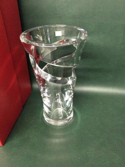 078 バカラ クリスタルトルネードベース (花瓶) – アンティーク