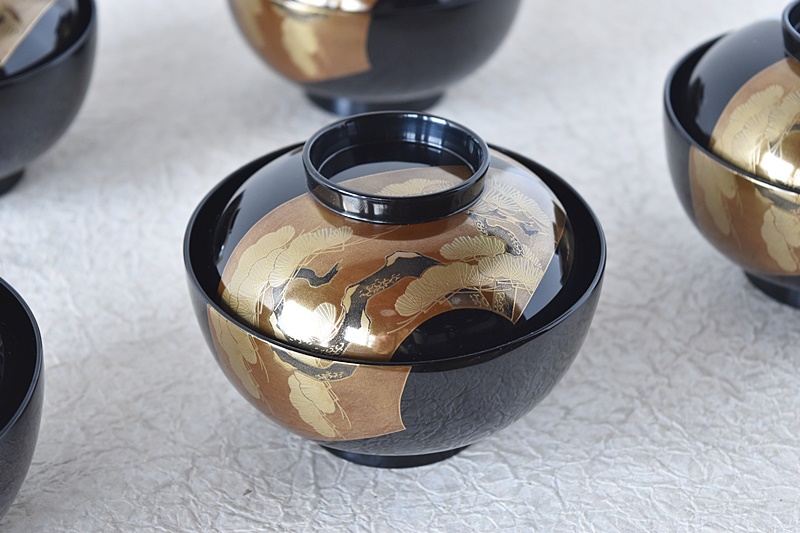 輪島塗黒塗菓子器 【公式通販】