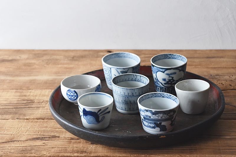 古伊万里 白磁 蕎麦猪口 - 生活骨董と古布のアンティークショップ