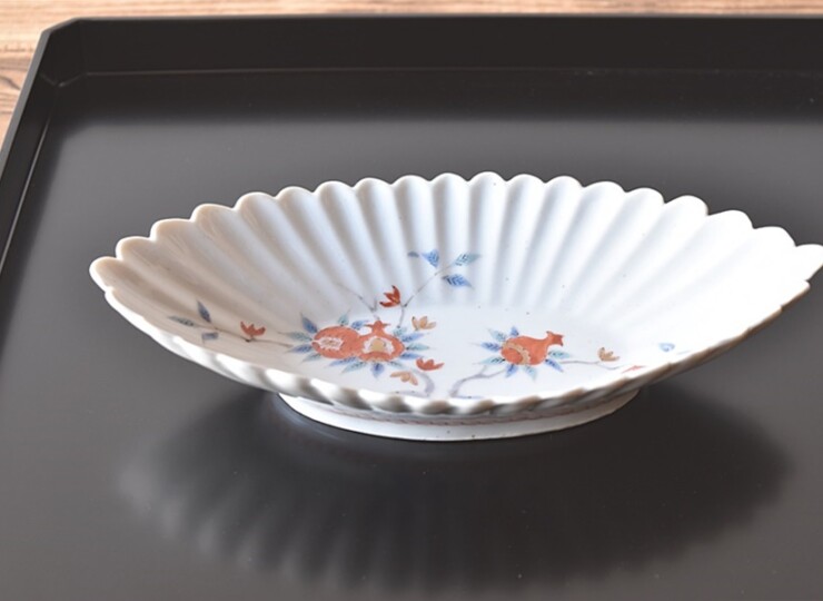 古伊万里 青磁 柿右衛門様式 金彩染付皿 5枚セット 古伊万里