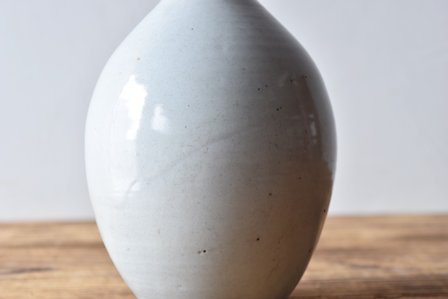 とろとろ肌 小さな 白磁 筆洗 古道具 アンティーク とろとろ肌 小さな