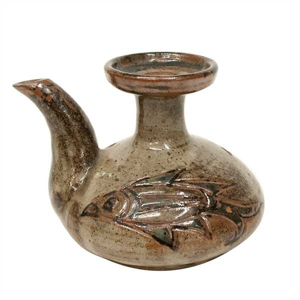 金城敏男 壺屋焼 魚文 酒注をヤフーショッピングにて販売しております