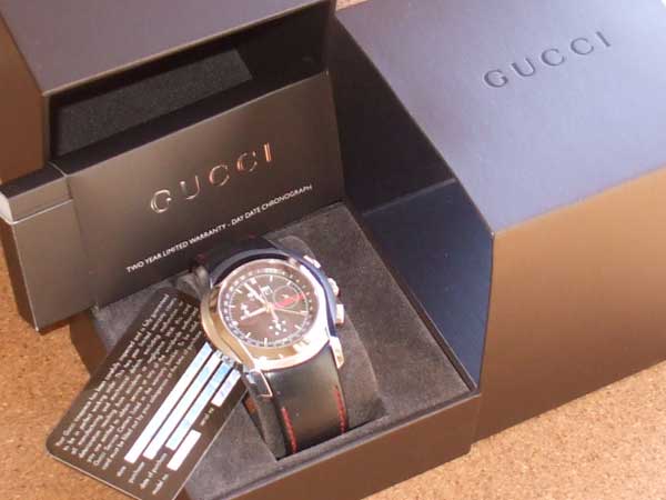グッチ GUCCI タイムピーシズ クロノグラフ BOX・取扱説明書・ギャラン