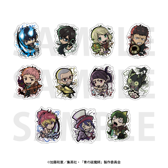 青の祓魔師 ミニシール メフィスト デコレーションメタルシート セット