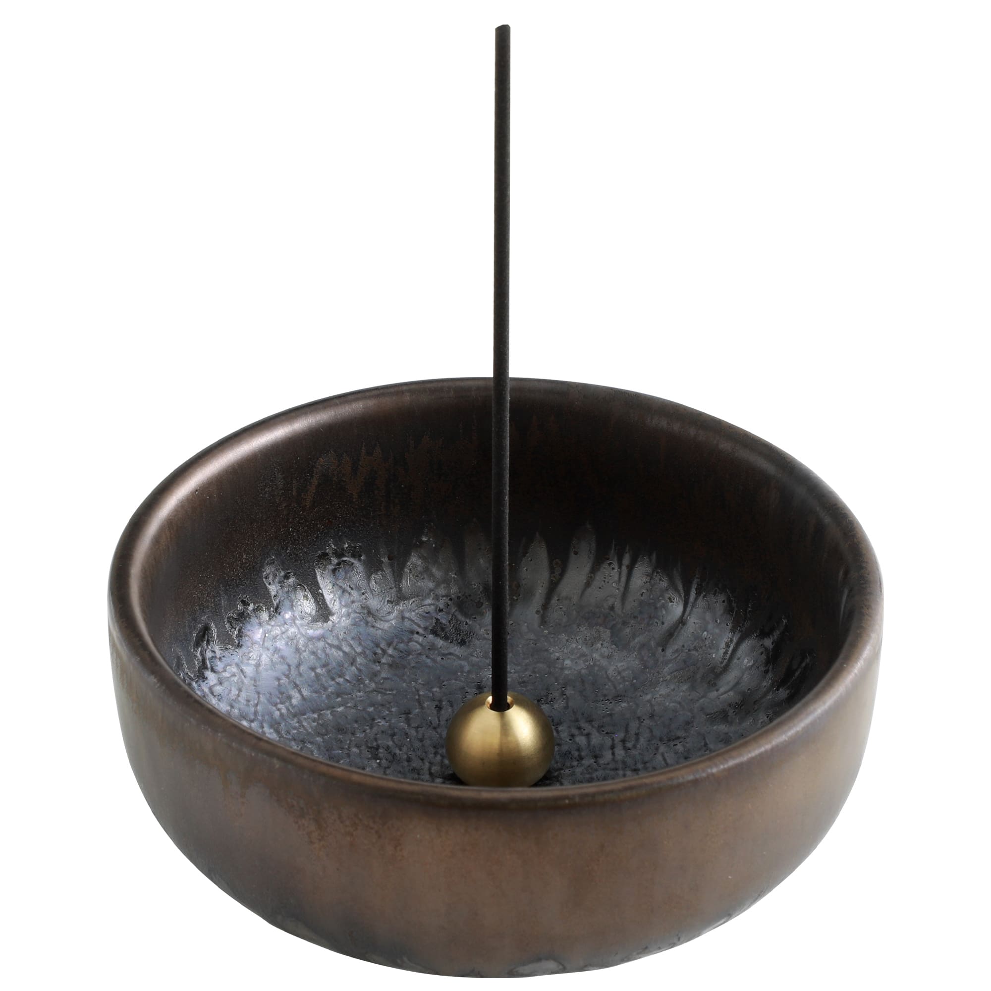 Ceramic Zen Black and Gold Incense Holder Made In Japan – Asayu Japan