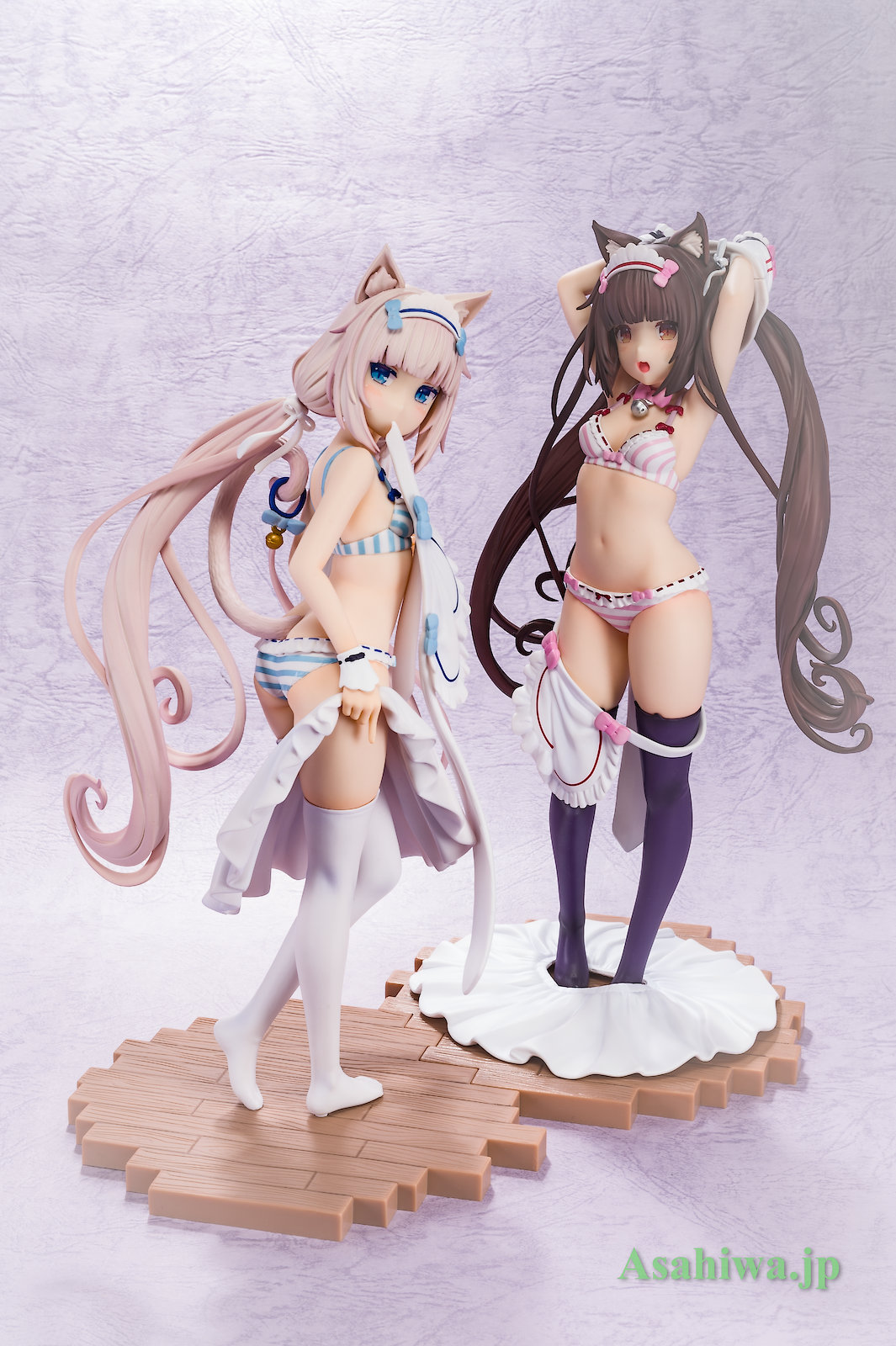 新品未開封】ネコぱら バニラ&ショコラ 着替えのひと時 フィギュア