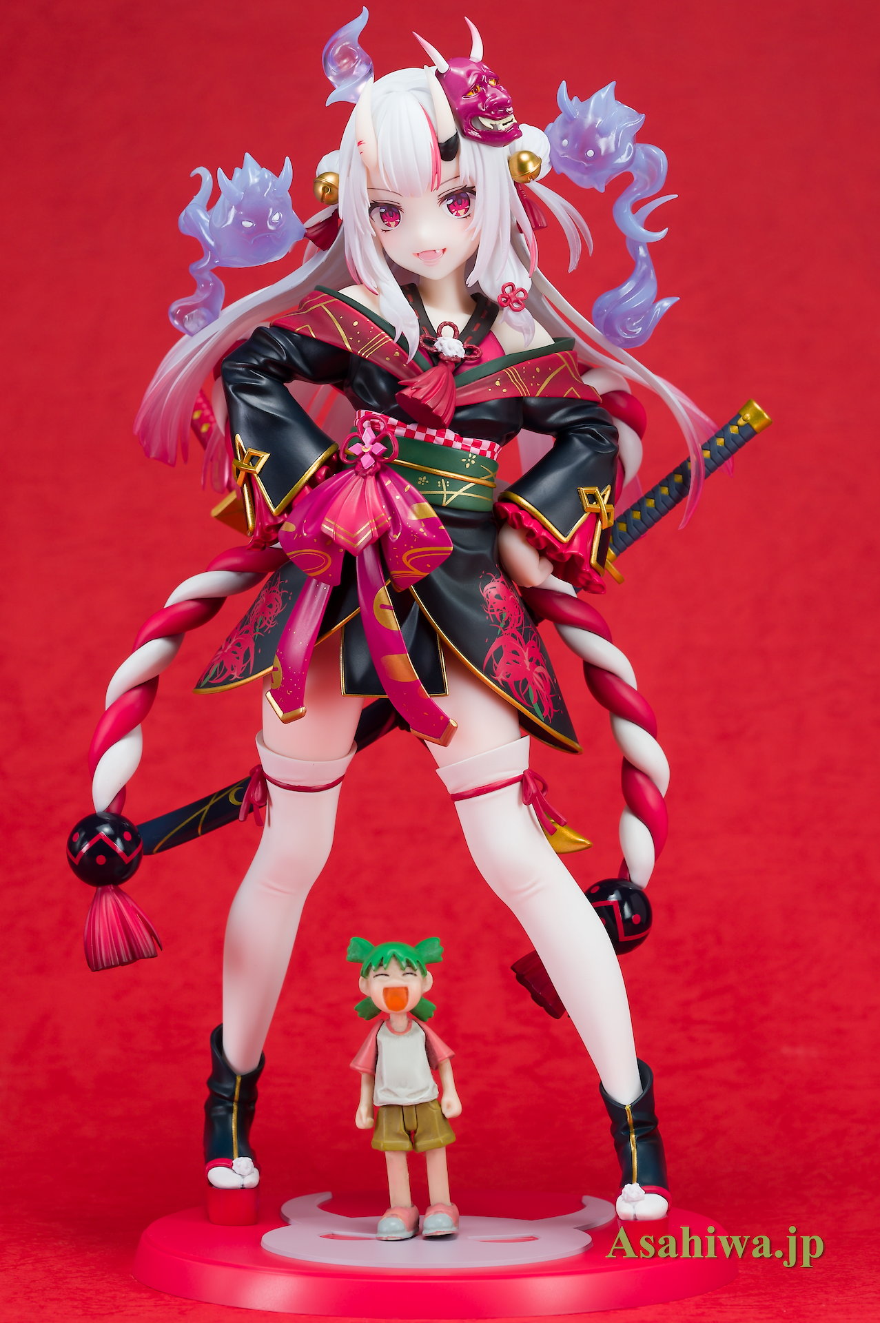 ホロライブ 百鬼あやめ 1/7PVC塗装済み完成品フィギュア 特典パーツ