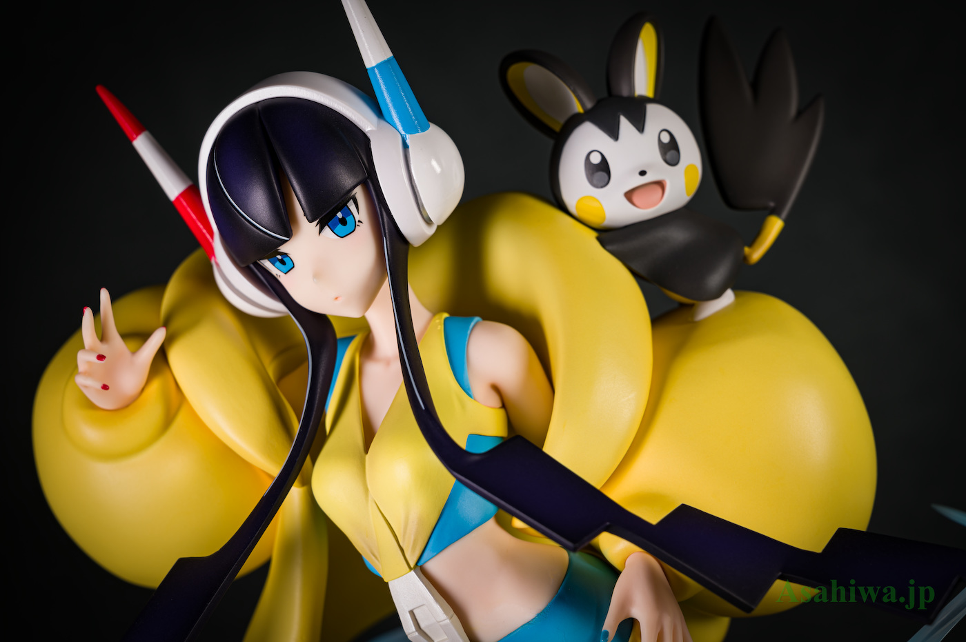 カミツレ&エモンガ ポケットモンスター 1/8 完成品 フィギュア