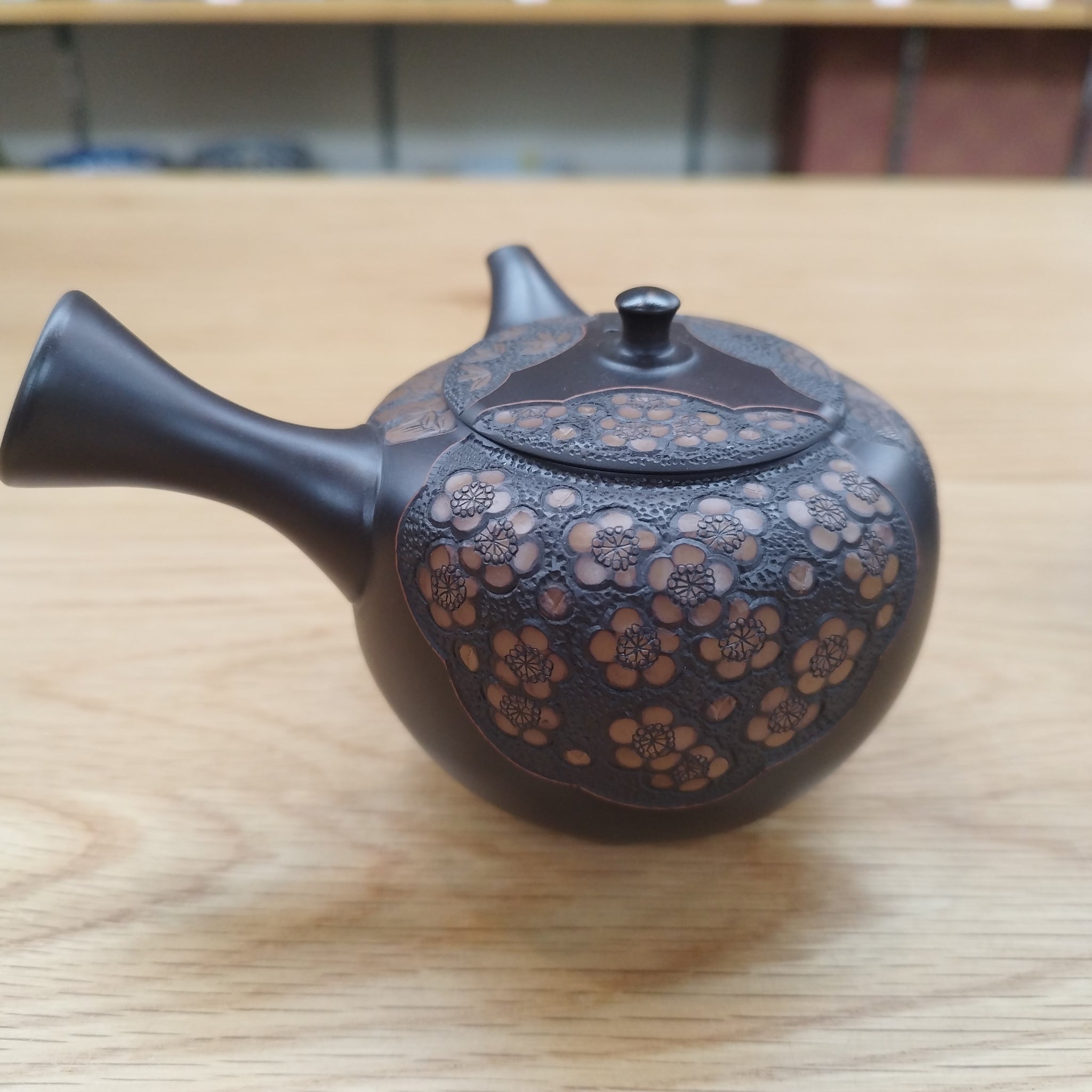 舜園 黒泥松竹梅 茶器揃え – 浅草やま𠮷