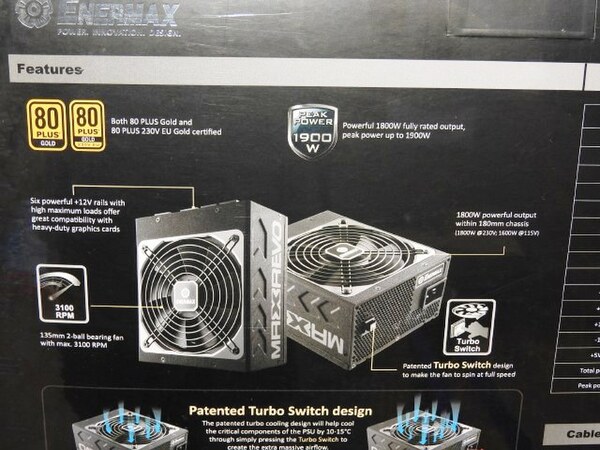 ASCII.jp：国内最大クラス1800Wの大容量80PLUS GOLD電源