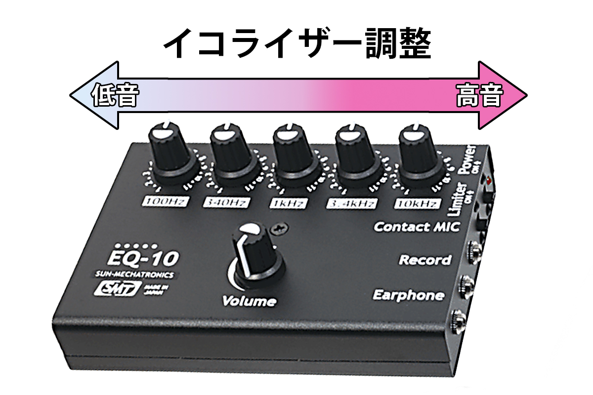 021802 EQ-10 イコライザー内蔵コンクリートマイク サンメカトロニクス