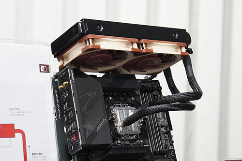 ポンプを使わない水冷クーラー”をNoctuaが開発中、新製品紹介イベント