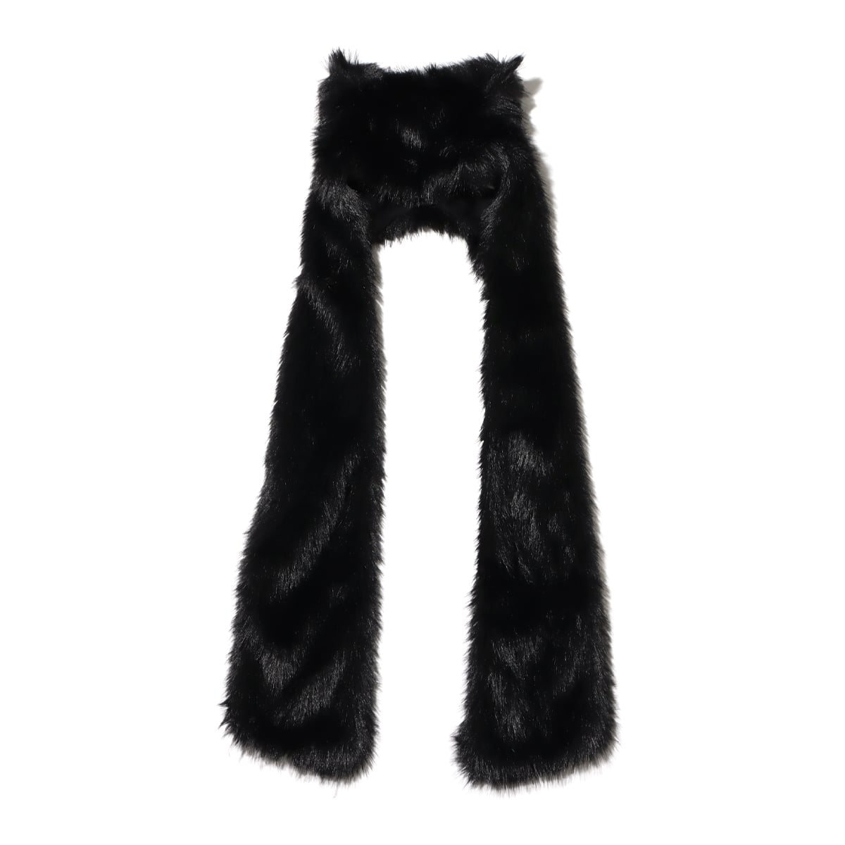 ANNA SUI NYC アニマル フードマフラー BLACK 23HO-I（アナスイ