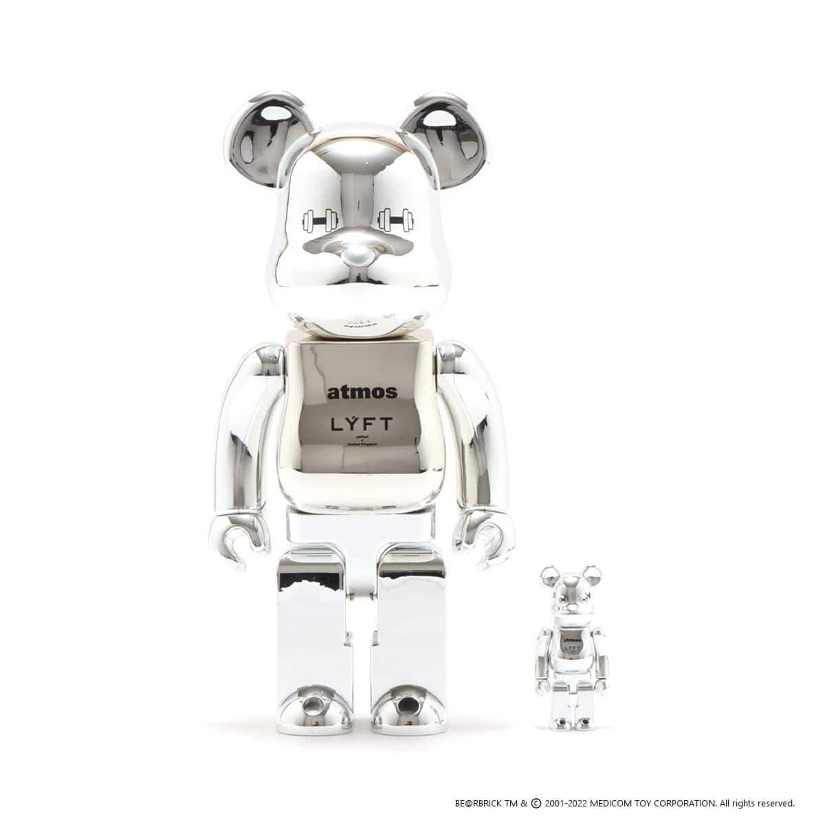 MEDICOM TOY BE@RBRICK atmos × LYFT 100% & 400% 22SU-I（メディコム